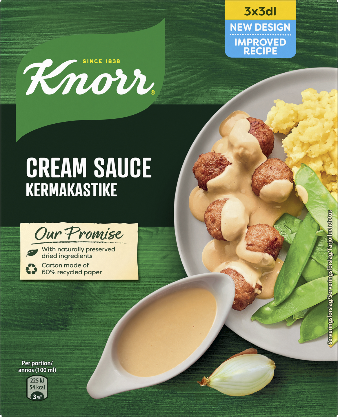 Knorr Kastikeaines Kermakastike 3x24g