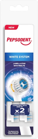 Pepsodent White System vaihtoharja 2-pack