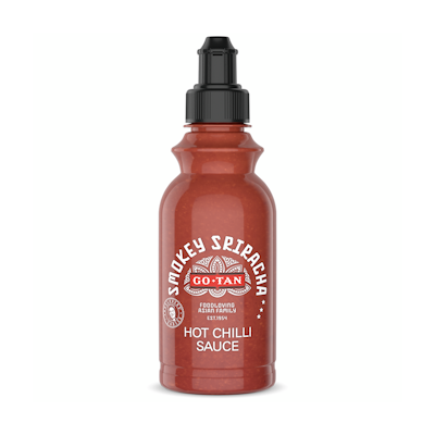 Go-Tan Smokey Sriracha sauce 215ml hot
