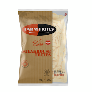 Farm Frites Pommes Frites Steakhouse 9x18mm 2500g pakaste