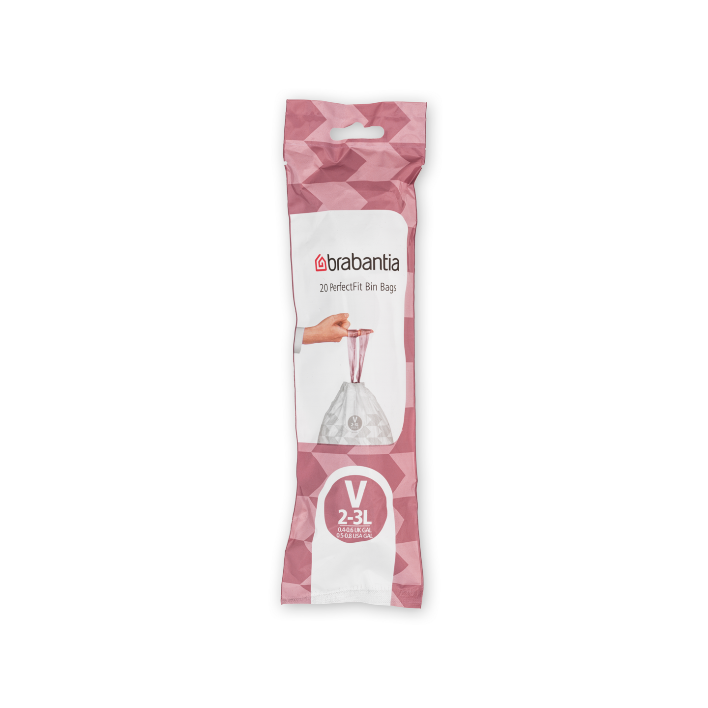 Brabantia PerfectFit roskapussit V 3 l, 20 pss