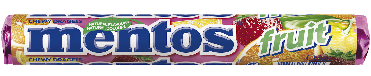 Mentos Fruit pastilli 38g