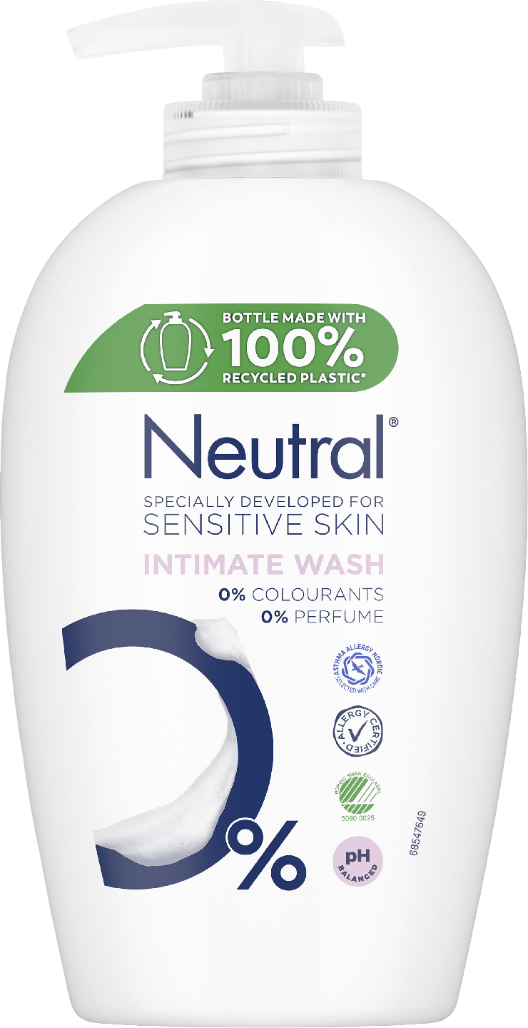 Neutral intiimipesuaine 250ml intimate wash 0%