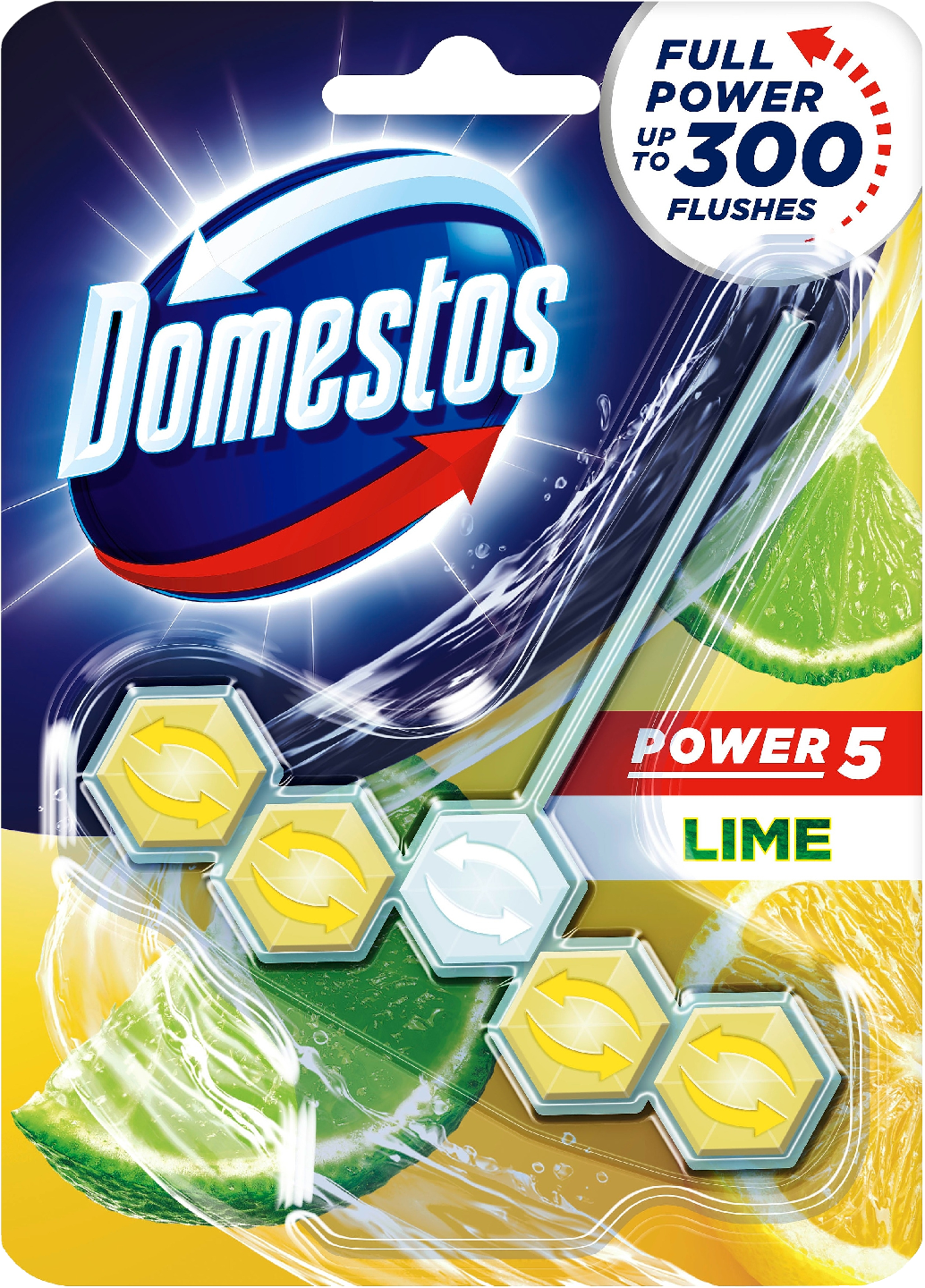 Domestos Power5 wc-raikastin Lime