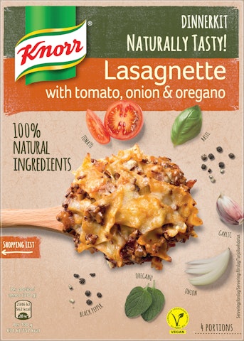 Knorr 100% luonnollinen lasagnette 268 g
