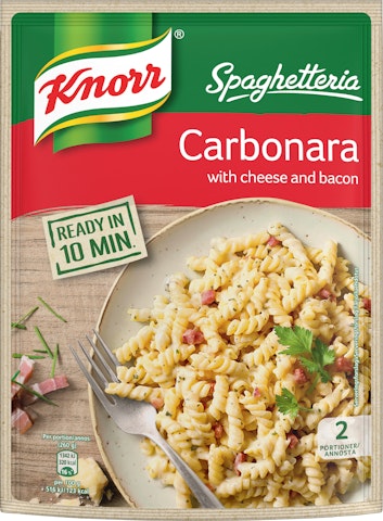 Knorr Spaghetteria Carbonara pasta ateria-ainekset 154 g | K-Ruoka  Verkkokauppa