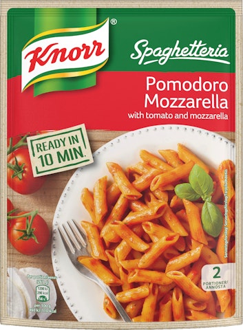 Knorr Spaghetteria Pomodoro Mozzarella pasta ateria-ainekset 163 g