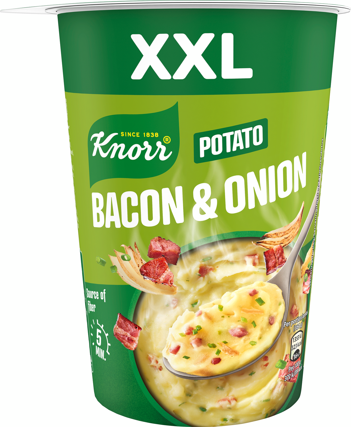 Knorr Snack Pot BIG Mash Potatoes Bacon & Onion 76g