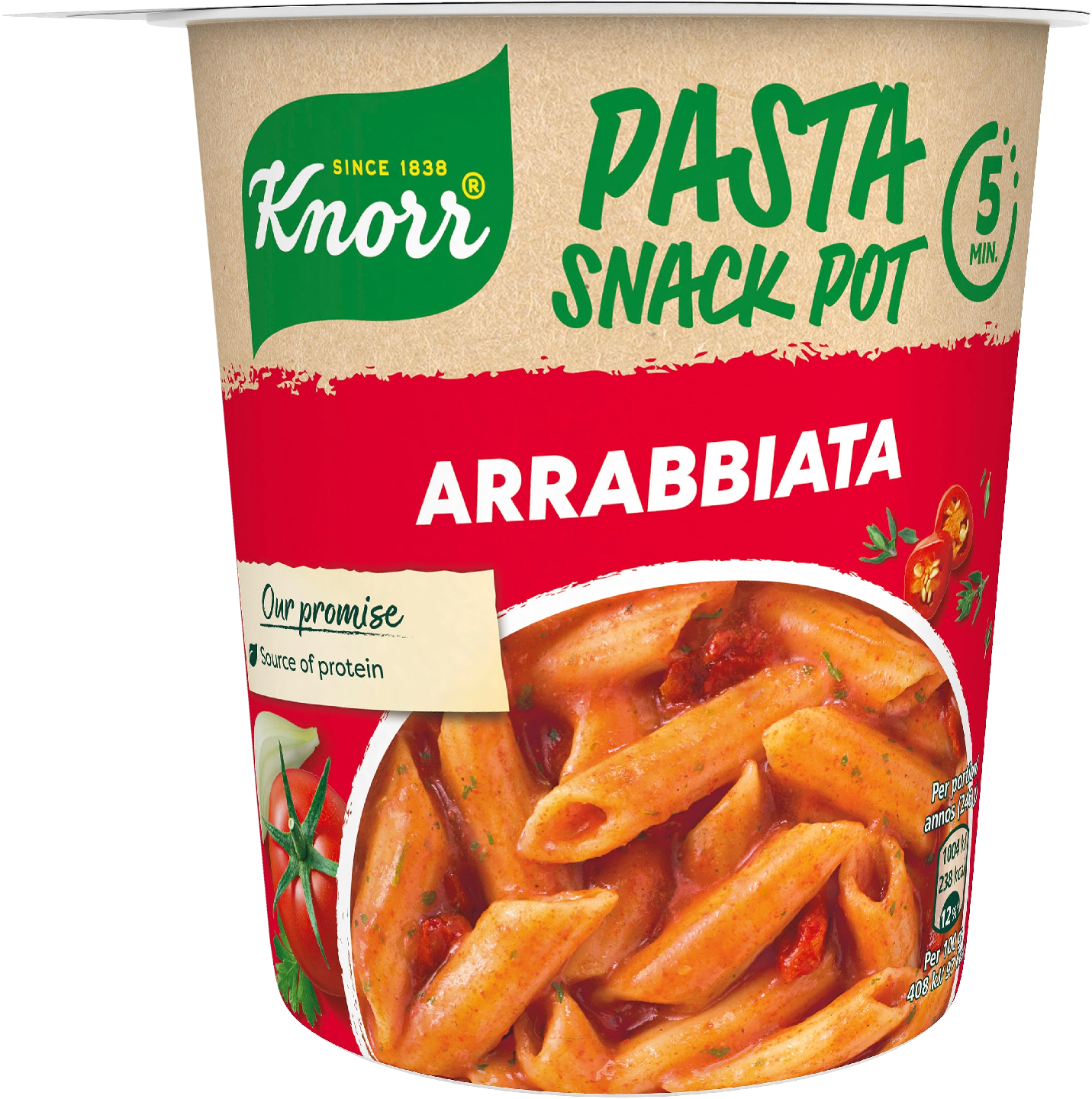 Knorr Snack Pot Arrabbiata 66g