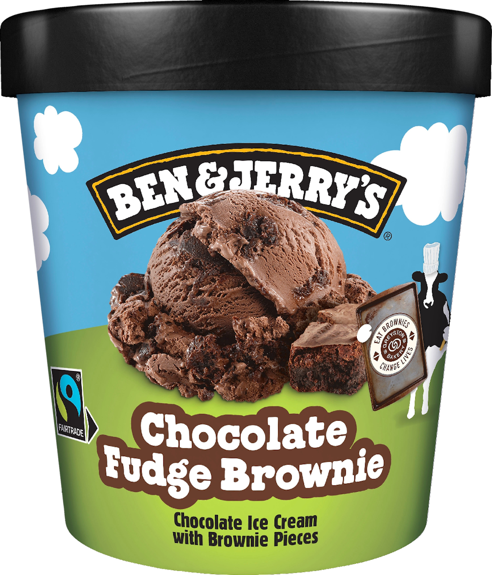 Ben&Jerry's jäätelö 465ml/408g chocolate fudge Brownie — HoReCa-tukku Kespro
