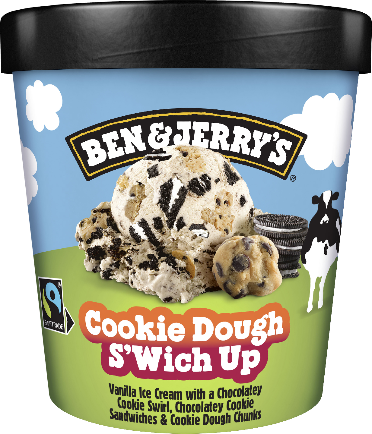 Ben & Jerry's jäätelö 465ml/404g Cookie Dough S'Wich Up