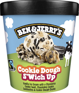 Ben & Jerry's jäätelö 465ml/404g Cookie Dough S'Wich Up