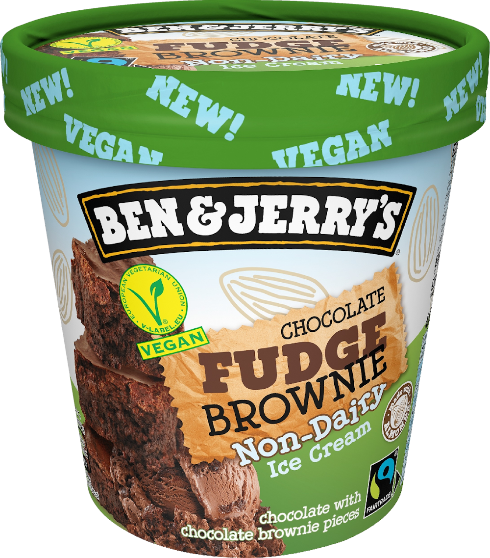 Ben&Jerry's jäätelö 465ml Non Dairy Chocolate Fudge Brownie — HoReCa-tukku  Kespro