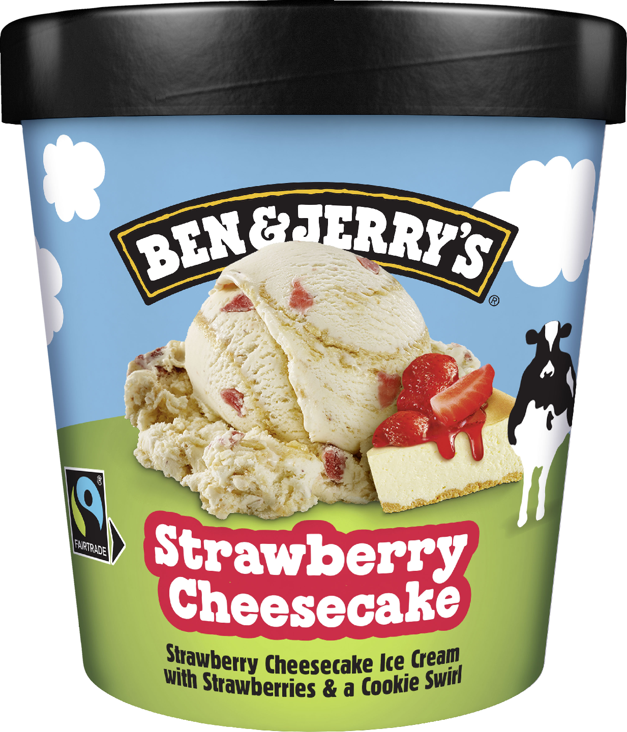 Ben & Jerry's jäätelö 465ml Strawberry Cheesecake | K-Ruoka Verkkokauppa