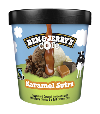 Ben & Jerry's jäätelö 465ml  Karamel Sutra Core