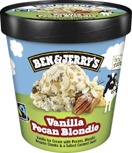 Ben & Jerry's Vanilla Pecan Blondie Jäätelö 465ml/414g