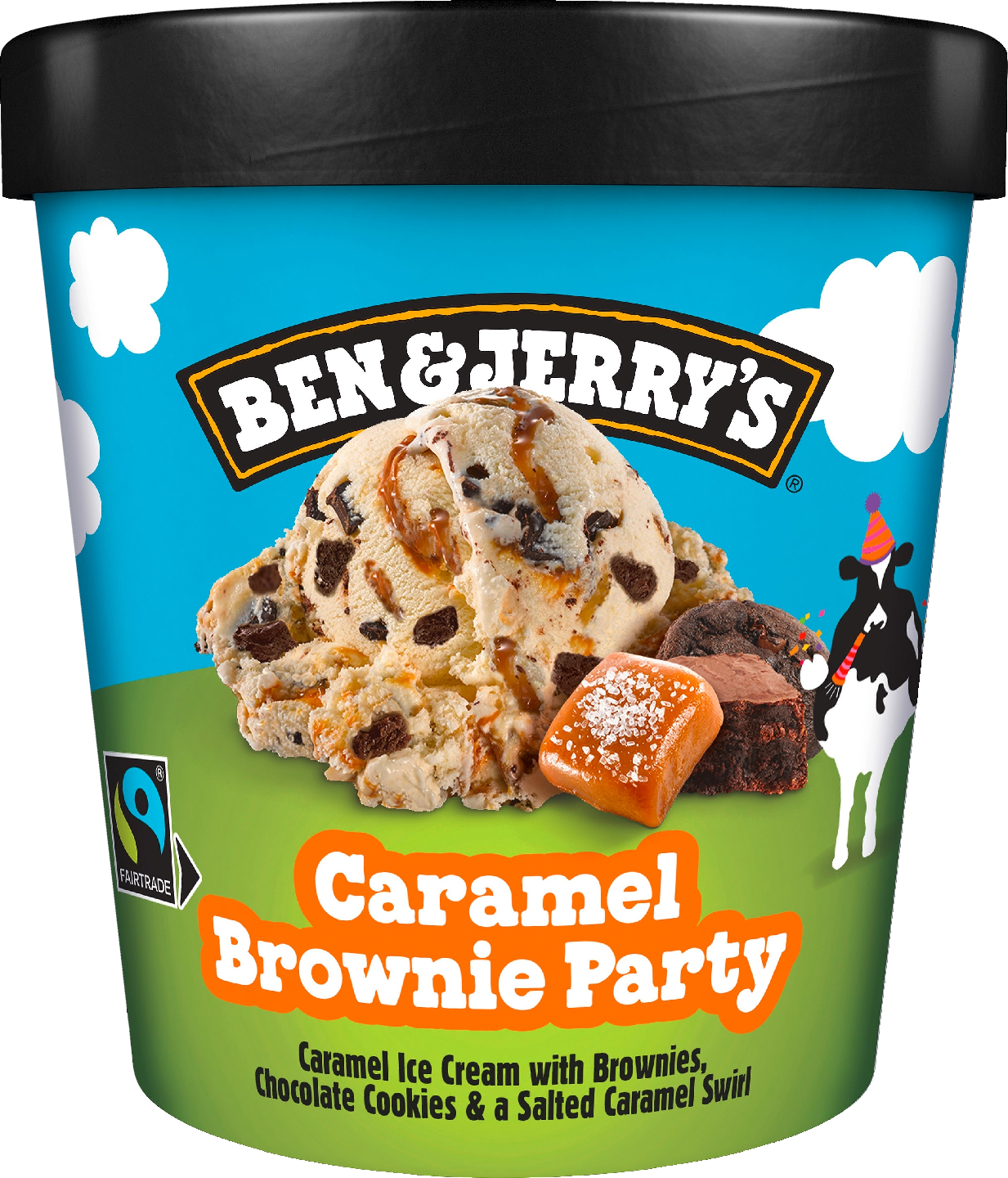 Ben & Jerry's jäätelö 465ml Caramel Brownie Party