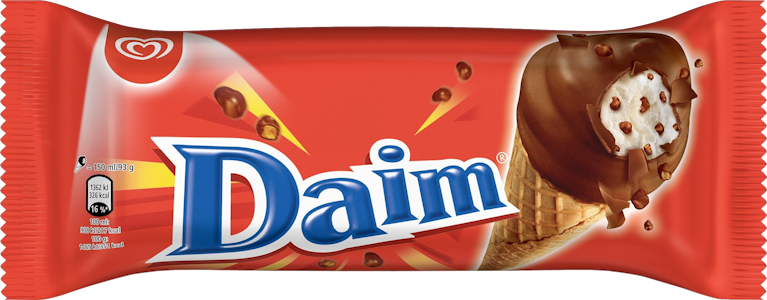 Heartbrand jäätelötuutti Daim 93g/150ml