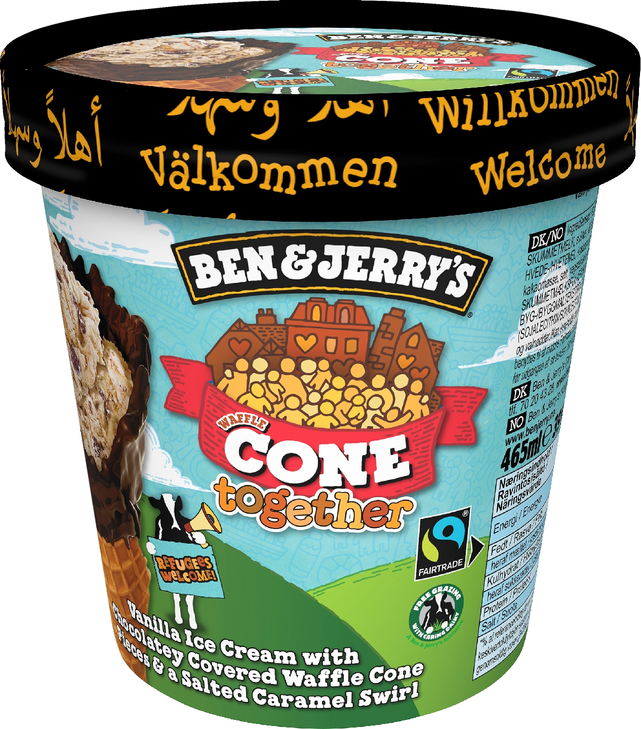 Ben&Jerry's jäätelö 465ml/391g Cone Together