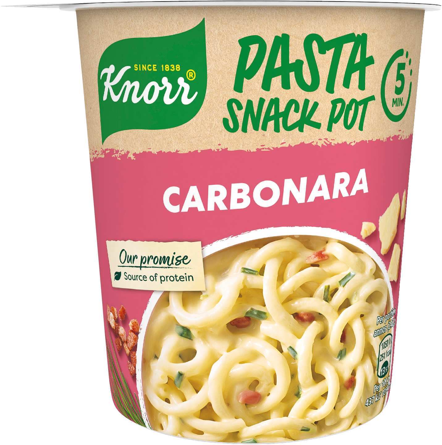 Knorr Snack Pot Carbonara 63g qpa