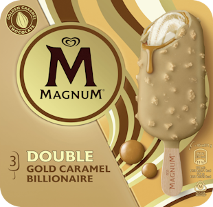 Magnum Double Gold Caram mpk 3 kpl 213g