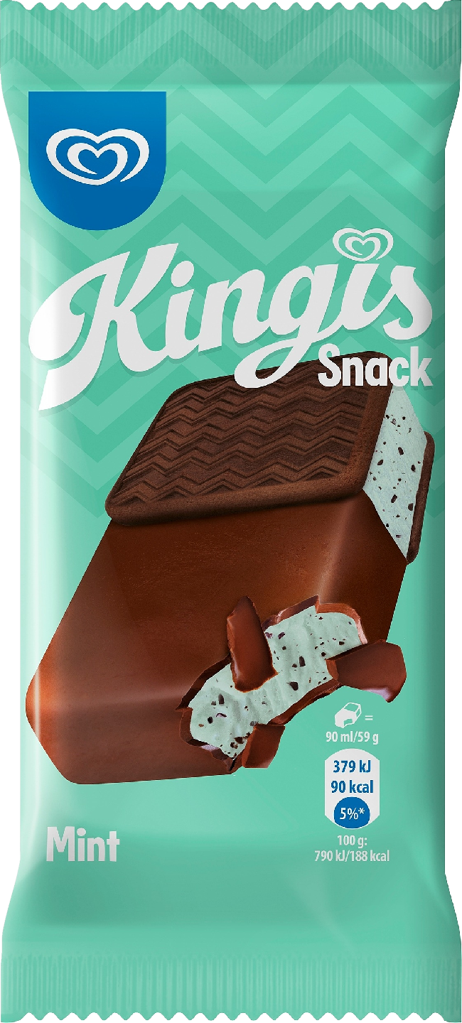 Kingis keksijäätelö 90ml/59g minttu