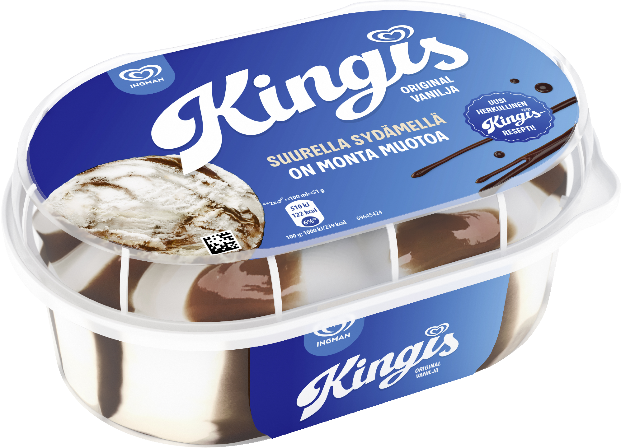 Kingis Orginal 850ml/435g vanilja