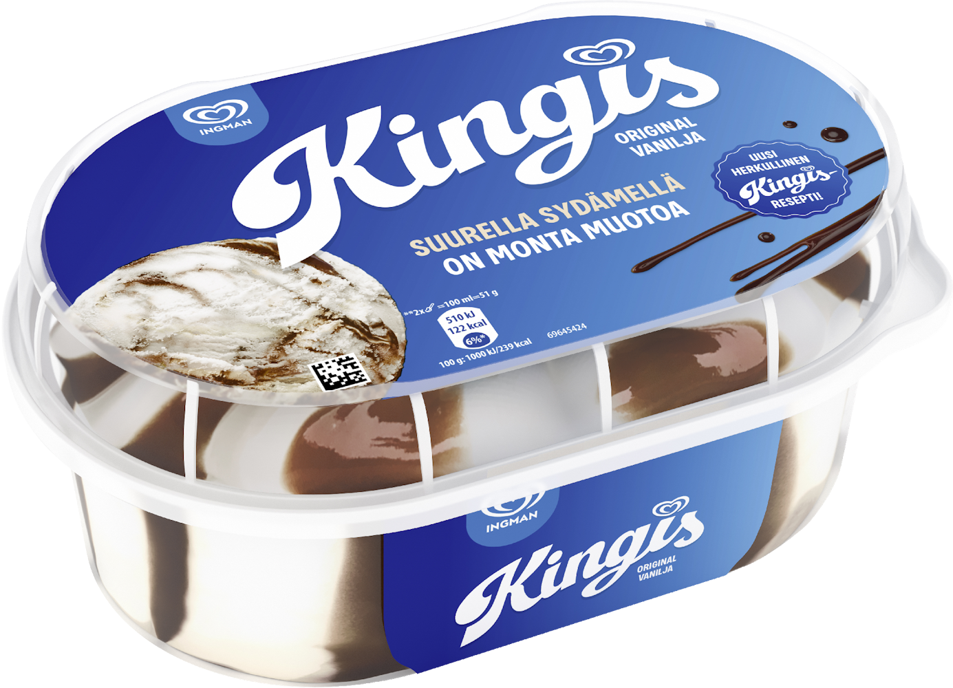 Kingis Orginal 850ml/435g vanilja - HoReCa-tukku Kespro