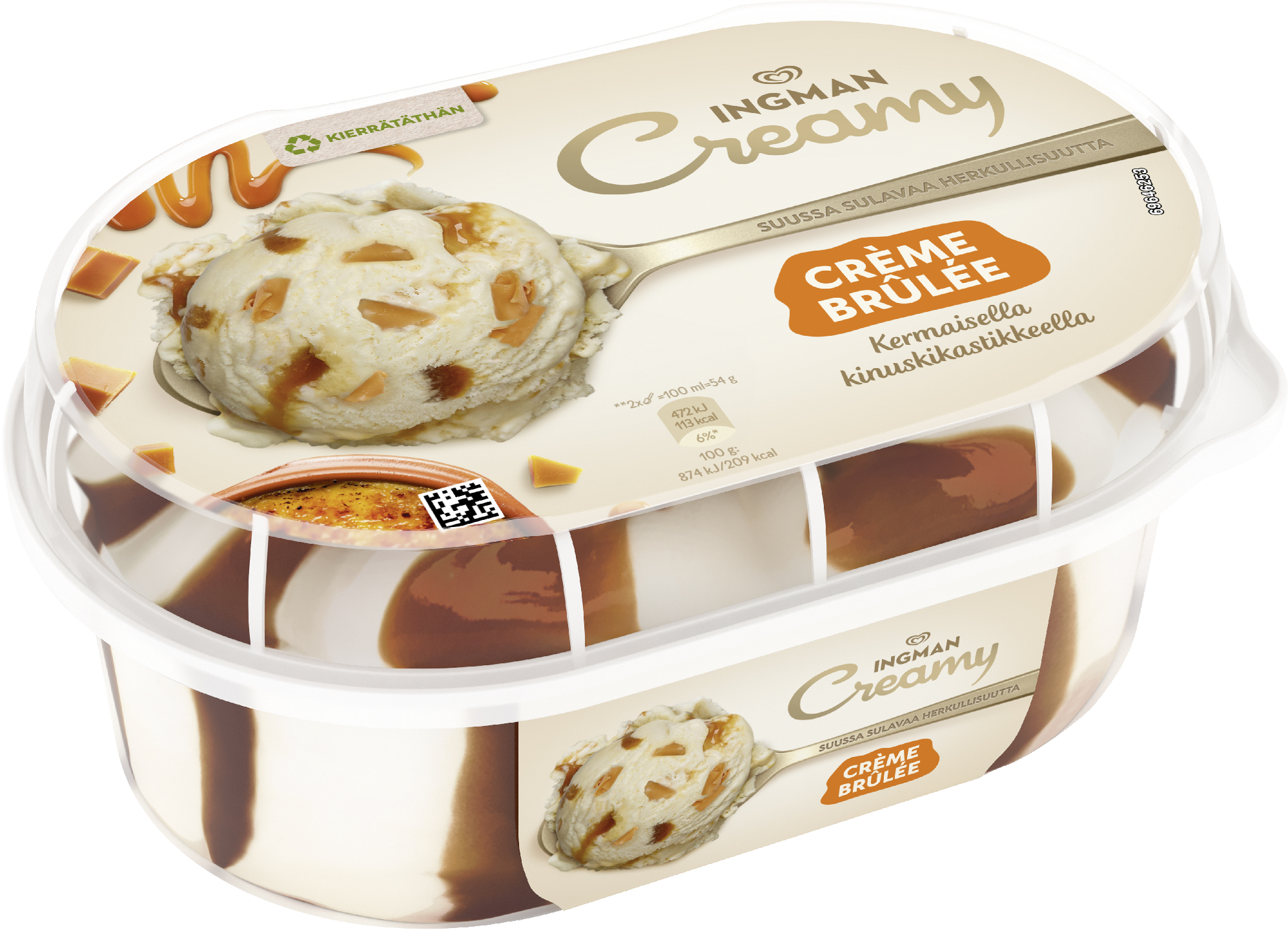 Ingman Creamy 0,85L Crème brûlée pa