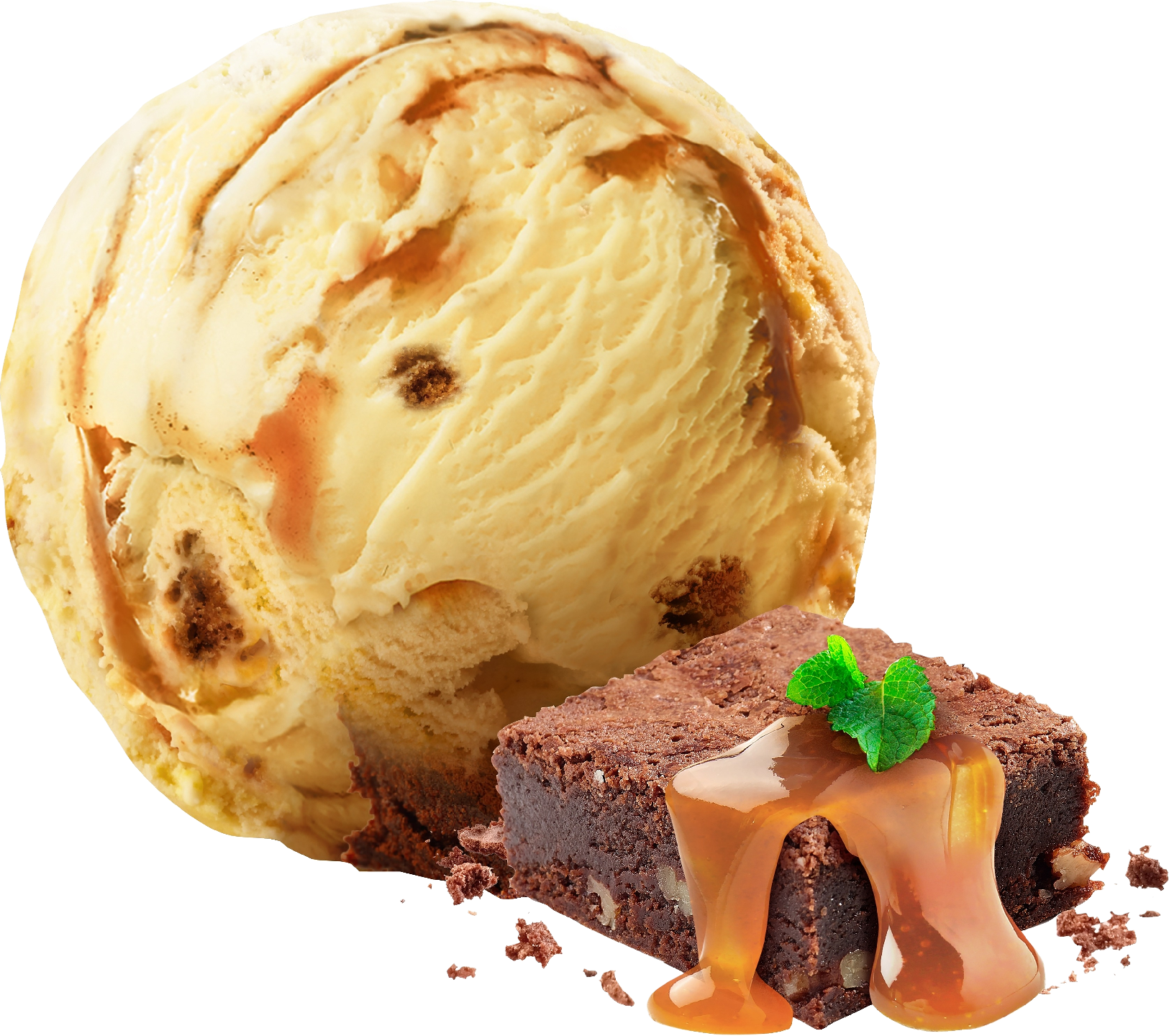 Ingman Suolainen kinuski-brownie jäätelö 5l vähälaktoosinen