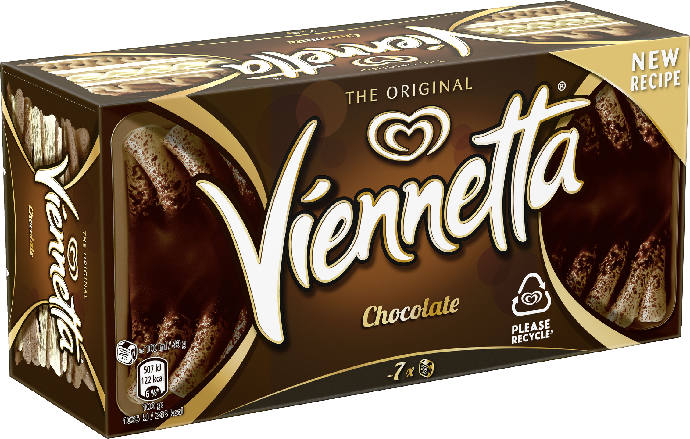 Viennetta jäätelökakku 650ml suklaa