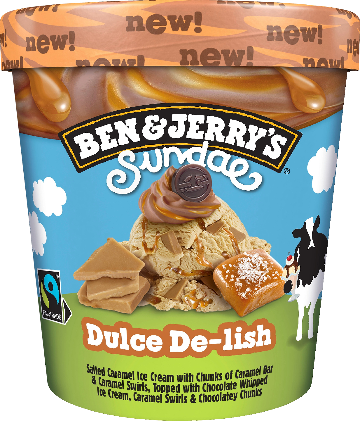 Ben&Jerry's jäätelö 427ml Sundae Dulce De-Lish 345g