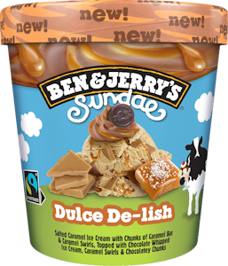 Ben&Jerry's jäätelö 427ml Sundae Dulce De-Lish 345g