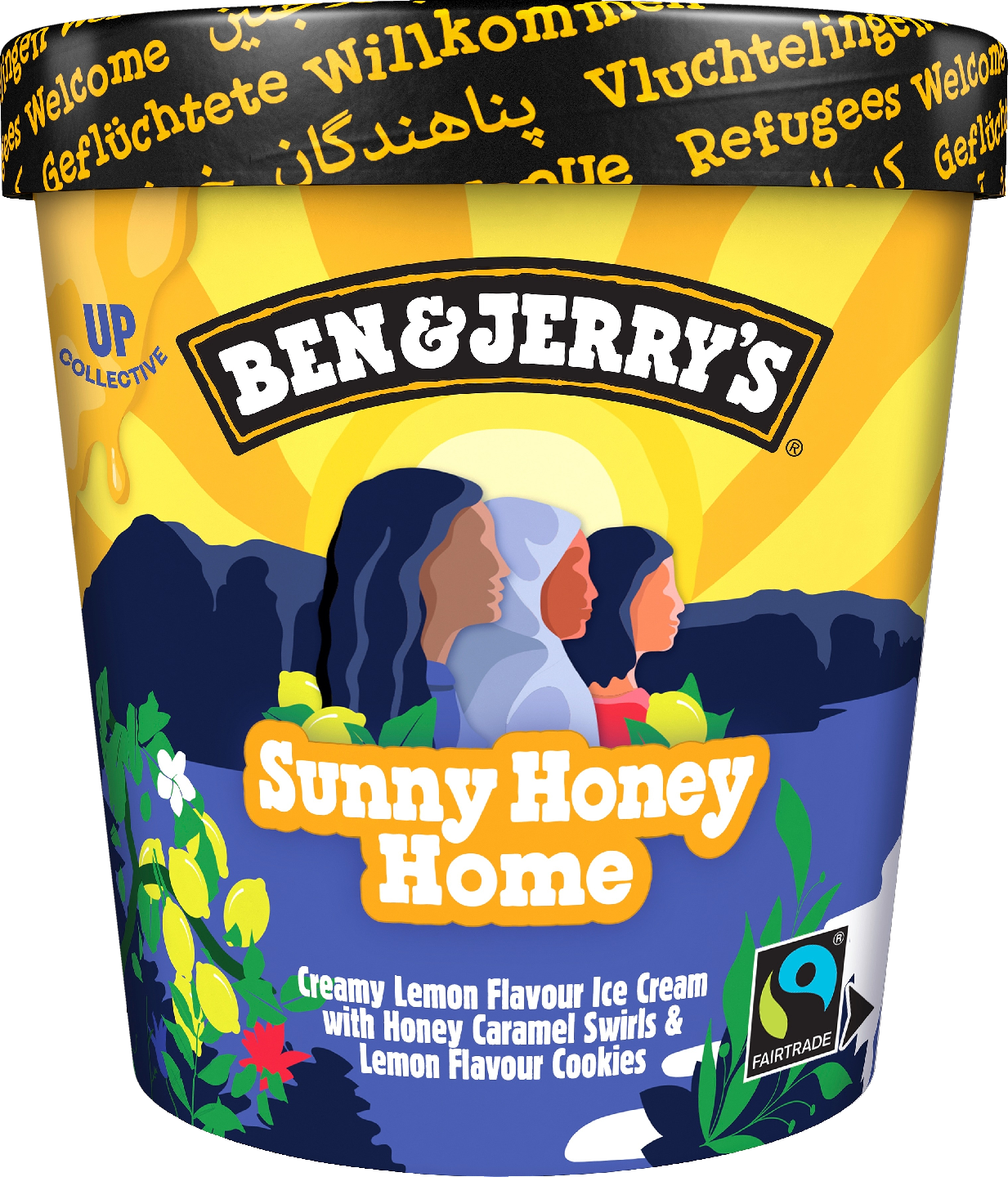Ben&Jerry´s jäätelö Sunny Honey Home 465 ml/391g