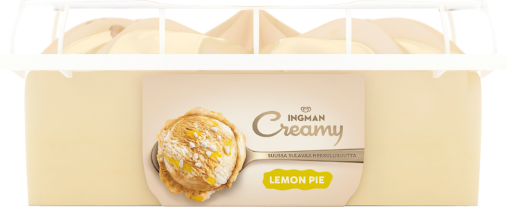 Ingman Creamy Lemon Pie Jäätelö 825ml/455g