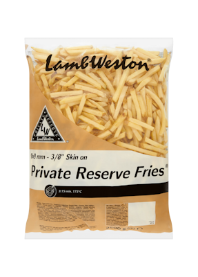 Lamb Weston Private Reserve kuoripäinen ranskanperuna 9mm 2,5kg pakaste