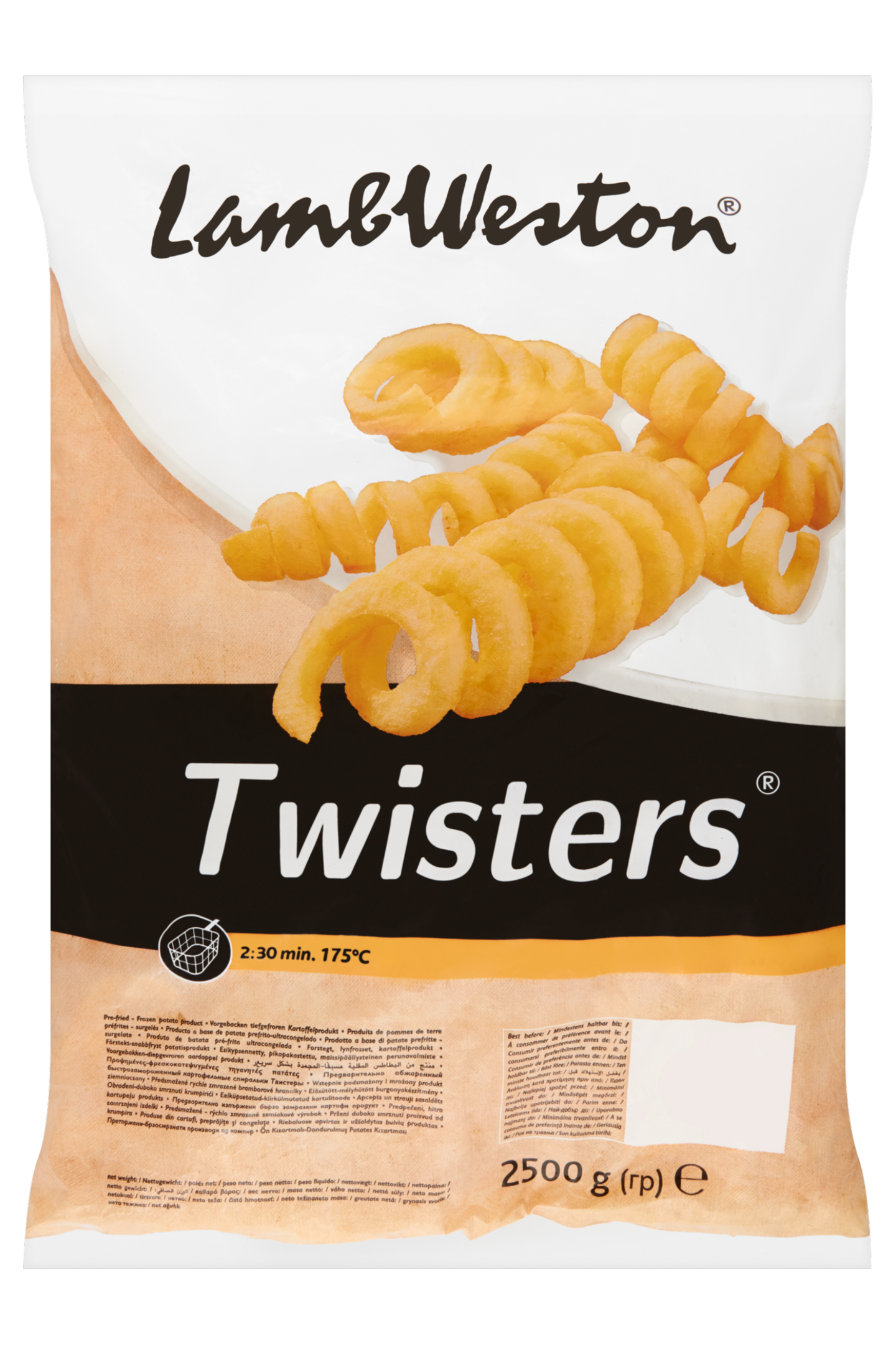 Lamb Weston twisters kierreperuna 2,5kg pakaste