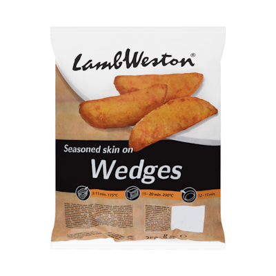 Lamb Weston maustettu lohkoperuna kuorella 2,5kg pakaste