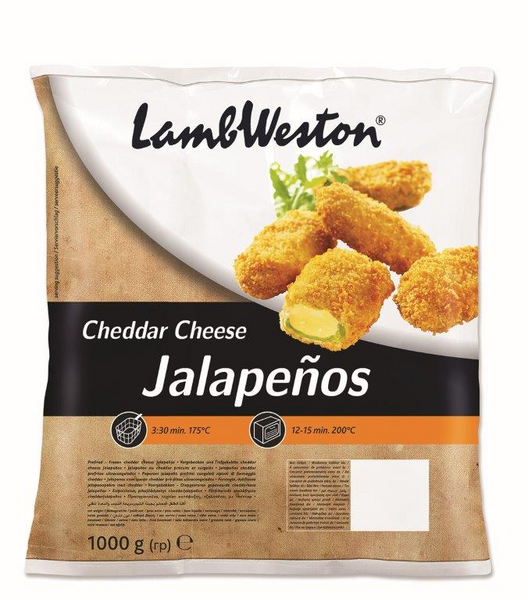 Lamb Weston Cheddar Jalapenos 1kg pakaste