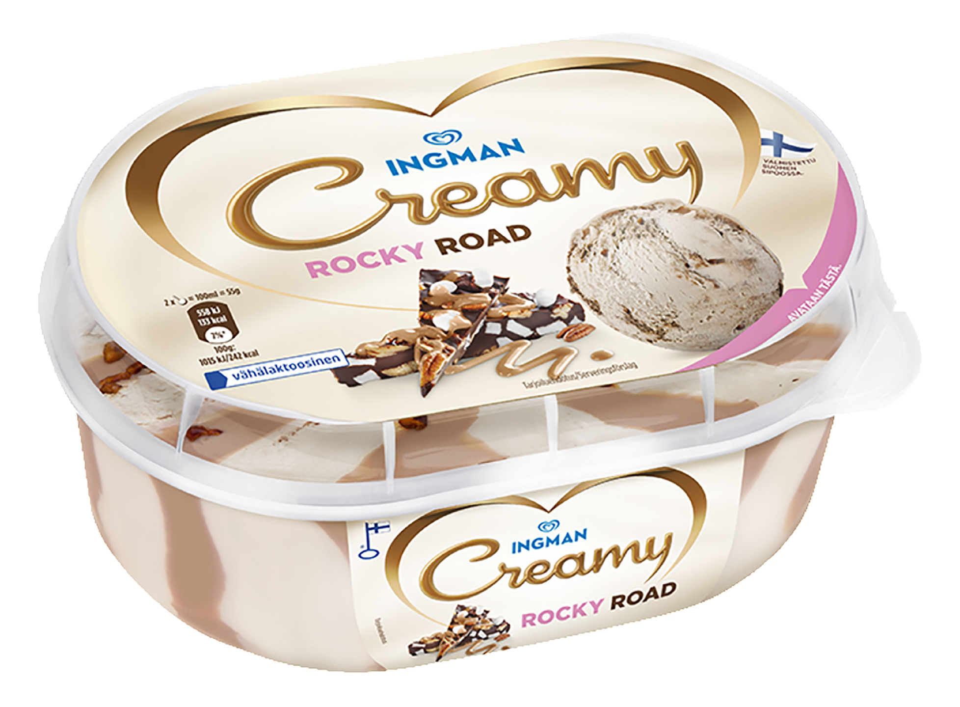 Ingman Creamy 850ml Rocky Road