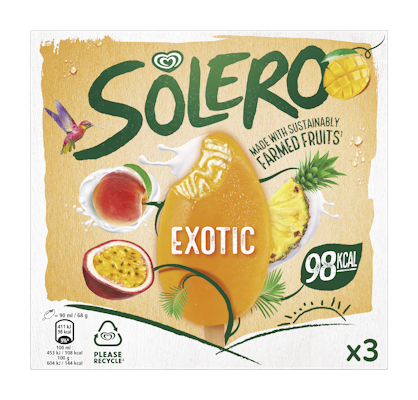 Solero 3x90ml Exotic monipakkaus
