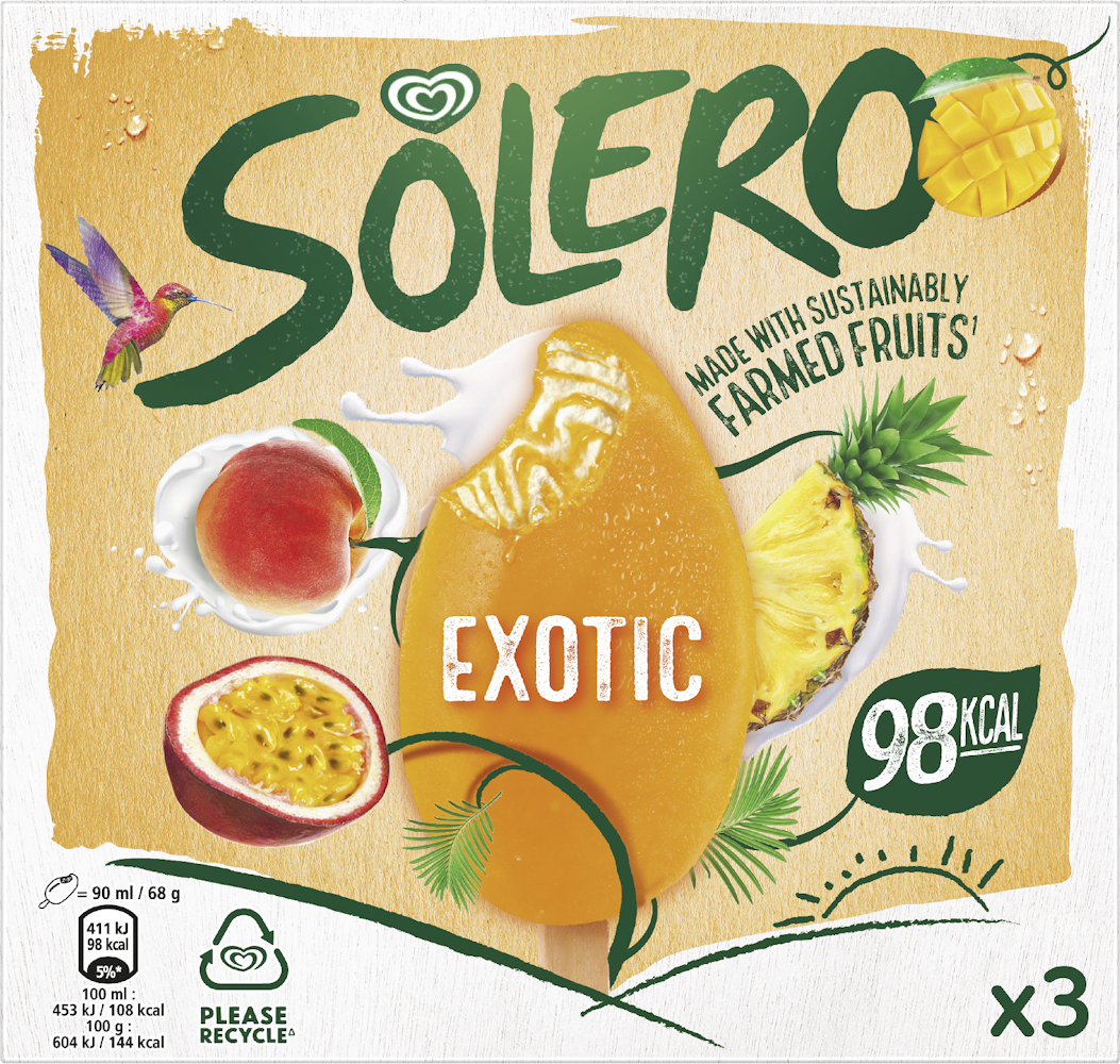 Solero 3x90ml Exotic monipakkaus - HoReCa-tukku Kespro