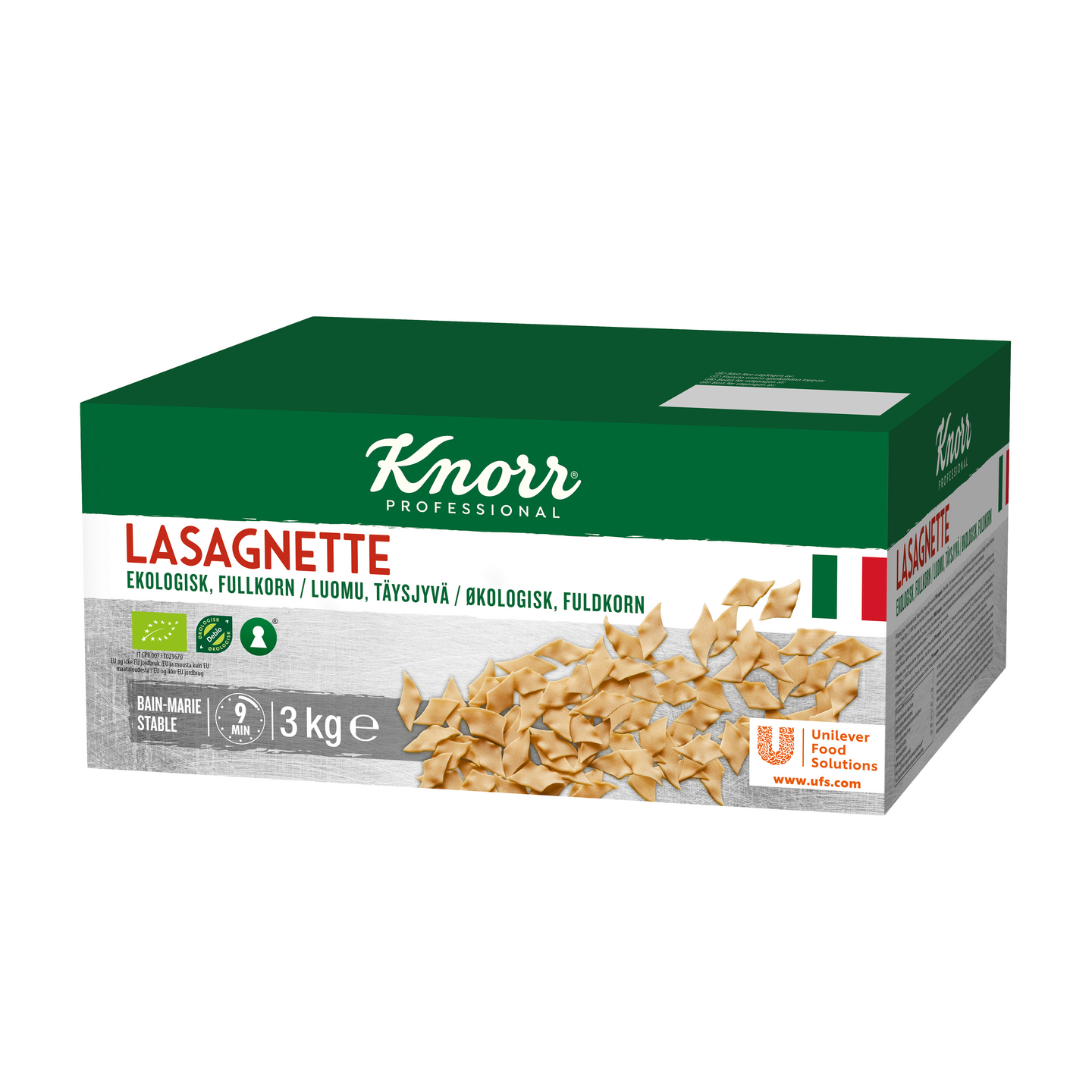 Knorr Luomu Lasagnette täysjyväpasta 3kg