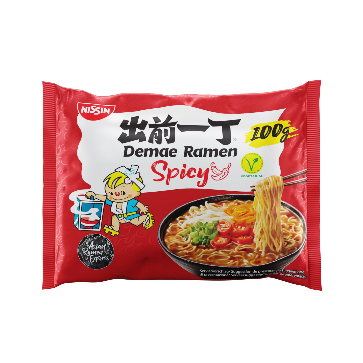 Nissin Demae Ramen nuudeli spicy 100g