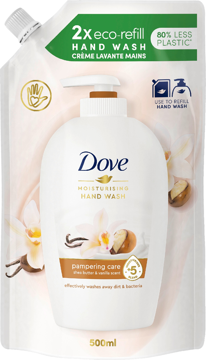 Dove saippuatäyttöpussi 500ml Pampering Care