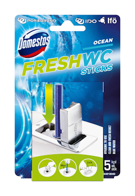 Domestos WC-raikastintikut 5x9,5g Ocean
