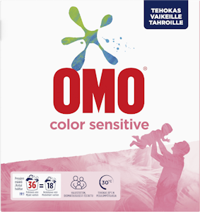 Omo pyykinpesujauhe 1,26kg Sensitive Color