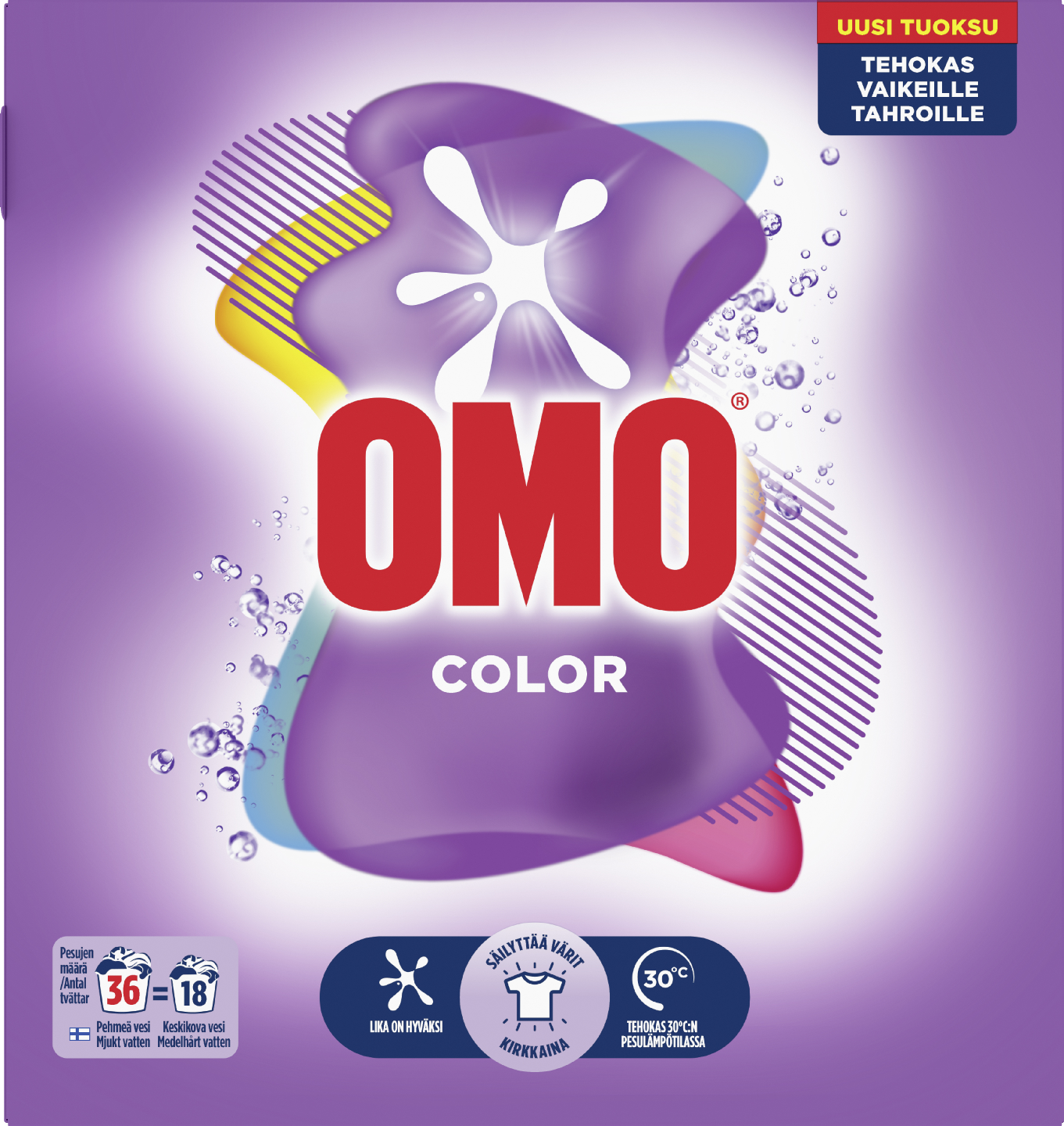 Omo pyykinpesujauhe 1,26kg Color