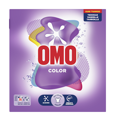 Omo pyykinpesujauhe 1,26kg Color