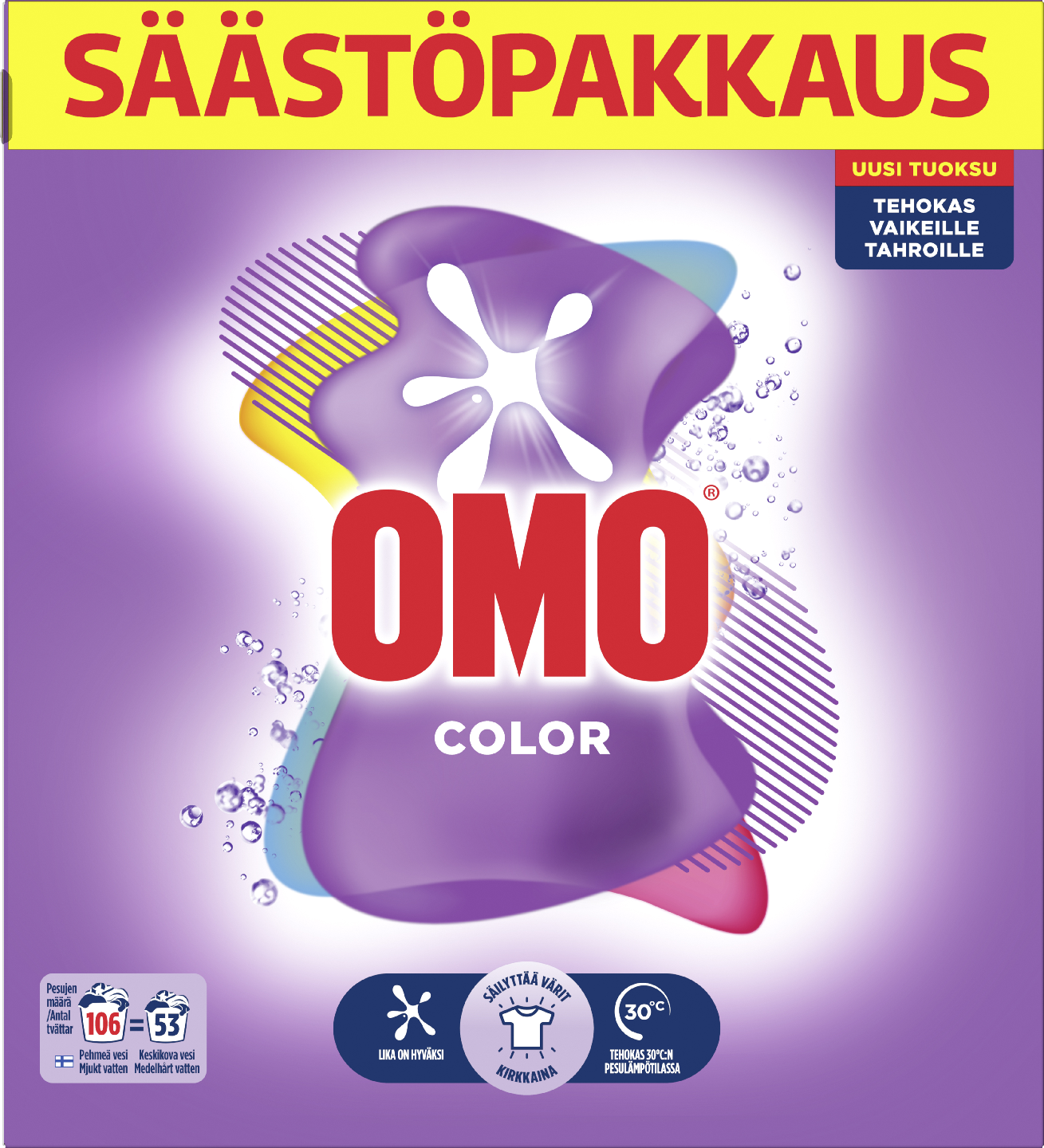 Omo pyykinpesujauhe 3,72kg Color